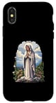 Coque pour iPhone X/XS Notre-Dame de Lourdes 8 embouts