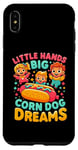 Coque pour iPhone XS Max Little Hands Big Corn Dog Dreams Corndog Saucisse Hot Dog