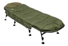 Prologic Avenger ihopfällbar säng/stol med 3-season sovsäck grön