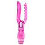 Opaque Double Penetration Vibrator (Pink)