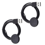 2pc Smartwatch USB-A Charging Cable Magnetic 4-Pin Fit for Goo-gle Pixel Watch 2