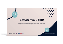 Amfetamin drogtest - Snabbtest för privat bruk 3-pack