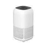 Amazon Basics Air Purifier for Home Bedroom (30m²) with HEPA Air Filter & Advance Activated Carbon Air Filters to remove 99.97% Pollen Allergies, Dust, Smoke, Pet Dander, UK plug, White