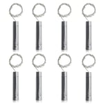 8-pack 20-LED vinflaskekorkljus, batteridrivna, 3,3 fot ren vit min [DB]