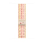 Apple Nike-sportloop i Starlight/Pink, 45 mm