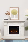 Hestia 48″ Electric Free Standing Fireplace With Touch Screen