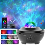 Night Light Star Projector,Amouhom Smart WiFi Bedside Lamp with Bluetooth Speaker,Compatible with Alexa & Google Home, Remote & 21 Lighting,Gift for Kid Adult, Bedroom,Living Room(WiFi)
