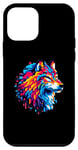 iPhone 12 mini Pixel Art 8-Bit Wolf Case