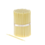 Danilovo 100 Pcs Beeswax Taper Candles (White) - Orthodox Church Candle Tapers for Prayer, Ritual, Christmas - No Soot, Dripless, Tall, Bendable, N80, Height 18,5 cm, Ø 6,1 mm