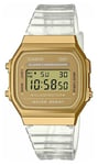 Casio A168XESG-9AEF Vintage Transparent Resin Strap Watch