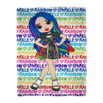 Rainbow High Kids Girls Soft Fleece Blanket Dolls Throw - 100cm x 150cm