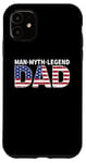 iPhone 11 The Legendary Icon, The Mythical American DAD Case