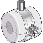 Scanclamp rörklämma med rörskål för vatten och värme M8/M10 Ø63/30