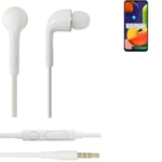 Earphones for Samsung Galaxy A50s in earsets stereo head set