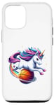 Coque pour iPhone 15 Pro Licorne équitation basket-ball garçons filles hommes femmes enfants adultes