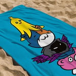 Fortnite Peely Large Towel Bath Beach Gaming Fan Velour-Feel Unicorn 100% Cotton
