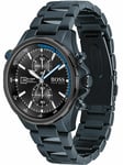 Authentic Hugo Boss HB1513824 Globetrotter Chrono Watch *2 Year Warranty*