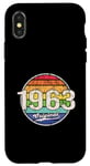 iPhone X/XS Classic 1963 Year Original Retro Vintage Birthday Est 1963 Case