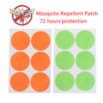 Mosquito Repellent Stickers Patches Drive Midge Citronella Oil M Orange