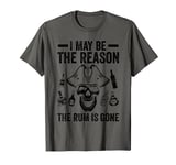Captain Pirate I May Be The Reason The Rum Is Gone Funny T-Shirt