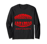 Goobertown Arkansas Coordinates Souvenir Long Sleeve T-Shirt