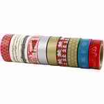 Creativ Washitejp Julmotiv - B: 15 mm 10 st x meter