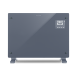 Devola 1500W Glass Panel Heater with Wifi app - Grey - DVPW1500G