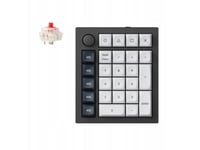 Keychron Q0 Max Qmk Custom Number Pad Fully Assembled Knob / Carbon Black / Gateron Jupiter Red
