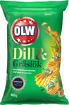 OLW Chips Dill & Gräslök, 40g