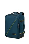 American Tourister Take2Cabin - Ryanair Cabin Bag 25 x 20 x 40 cm, 23 L, 0.50 Kg, Hand Luggage, Aircraft Backpack S Underseater, Blue (Harbor Blue)