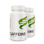 Body Science Koffein - 2 x 100 kapslar Caffeine Prestationshöjare, Koffeintabletter Kapslar