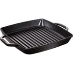 Pure grill kvadratisk 28 cm svart