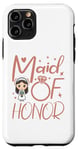 Coque pour iPhone 11 Pro Maid of Honor Bridal Team Matching, demoiselle d'honneur femme mariage