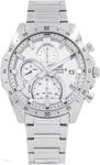 Casio Edifice Chronograph Stopwatch Silver Dial EFR-571MD-8A 100M Mens Watch