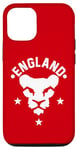 Coque pour iPhone 12/12 Pro Ballon de football Euro Lioness Stars d'Angleterre