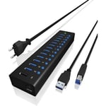 IcyBox 13 Port USB 3.0, 1 Charging Hub - UK-IB-AC6113