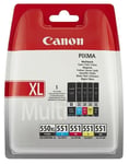 Genuine Canon PGI-550XL CLI-551 PIXMA Ink Multipack iP7250 MG5450 MG6350