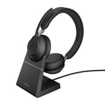 Jabra Evolve2 65, MS Stereo Headset Head-band USB Type-C Bluetooth Black