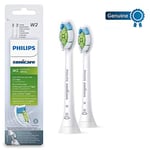Philips Genuine Sonicare Optimal White Replacement Brush Heads, 2 Pack, White - HX6062/12