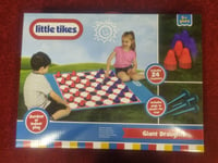 Little Tikes Giant Draughts Outdoor Game 5+ includes 24 counters