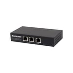 Intellinet 2-Port Gigabit High-Power PoE+ Extender Repeater, IEEE 802.3at/af Power over Ethernet (PoE+/PoE), metal - repeater - 10Mb LAN, 100Mb LAN, 1GbE