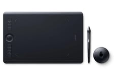 Tablette graphique Wacom Tablette graphique a stylet Bluetooth -Pack mines inclus - Stylet Pro Pen 2 - Saisie Multi-Touch - Surface ative 224x148mm - 8192 niveaux de pression - Noire - Port USB/USB C - Windows/Mac