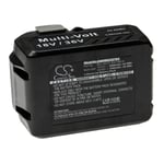 vhbw Batterie compatible avec HiKOKI DH18DBQL, DH36, DH36DMA, DH36DPA, DH36DPB outil électrique (3000 / 1500 mAh, Li-ion, 18 / 36 V)