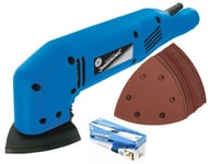 Silverline Electric Detail Mouse Palm Hand Sander With 11 Sanding Sheets 180w