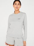 Calvin Klein Long Sleeve Sweatshirt - Grey, Grey, Size Xl, Women