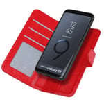 Mobilplånbok Move 2i1 Samsung Galaxy S9 (sm-g960f) Röd 7315700146846