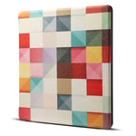 Amazon Kindle Oasis (2019) stylish pattern leather flip case - Colorful Geometric Diagram