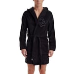 CR7 Cristiano Ronaldo Cotton Bathrobe Svart bomull Medium Herr