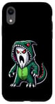 Costume de fantôme portant un dinosaure pour Halloween Cosplay T-Rex Coque pour iPhone XR