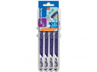 Pilot Frixion Fineliner, Ljusblå, Lime, Rosa, Violett, Fin, Blå, Silver, Rund, 1,3 Mm, 0,45 Mm